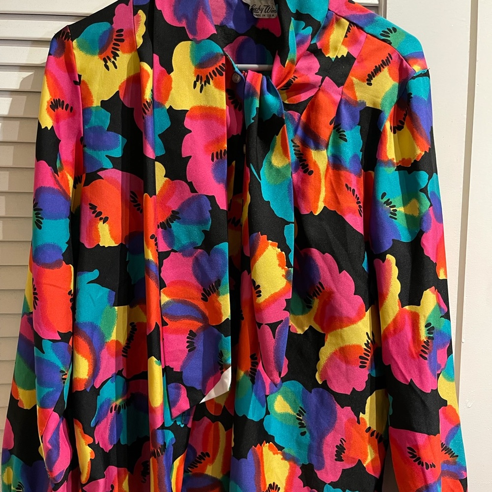 Vintage floral blouse